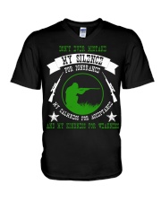 i am sniper gamer V-Neck T-Shirt thumbnail