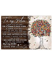TO MY MUM FROM SON Horizontal Poster tile