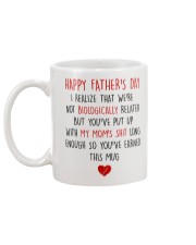 Thanks for putting up with my mom's shit - MB90 Mug back