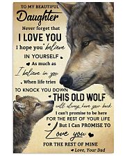 TO MY BEAUTIFUL DAUGHTER Vertical Poster tile