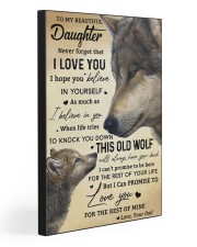 TO MY BEAUTIFUL DAUGHTER 20x30 Gallery Wrapped Canvas Prints front