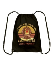 CLUCK YOURSELF Drawstring Bag tile