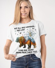 MOMS HIDING FROM THEIR KIDS Classic T-Shirt apparel-classic-tshirt-lifestyle-front-100