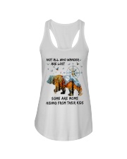 MOMS HIDING FROM THEIR KIDS Ladies Flowy Tank tile