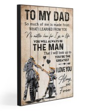 TO MY DAD 20x30 Gallery Wrapped Canvas Prints front