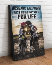 HUSBAND AND WIFE RIDING PARTNERS FOR LIFE 20x30 Gallery Wrapped Canvas Prints aos-canvas-pgw-20x30-lifestyle-front-14
