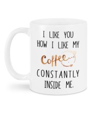 MY COFFEE CONSTANTLY INSIDE ME Mug back