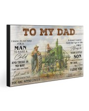 TO MY DAD - FARMER 30x20 Gallery Wrapped Canvas Prints front