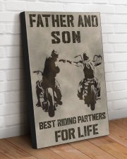 FATHER AND SON BEST RIDING PARTNERS FOR LIFE 20x30 Gallery Wrapped Canvas Prints aos-canvas-pgw-20x30-lifestyle-front-14