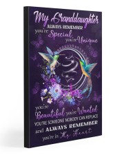 TO MY GRANDDAUGHTER 20x30 Gallery Wrapped Canvas Prints front