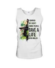 I GARDEN SO I DON'T CHOKE PEOPLE Unisex Tank thumbnail