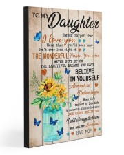 TO MY DAUGHTER 20x30 Gallery Wrapped Canvas Prints front