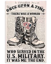 A WOMAN WHO SERVED IN THE US MILITARY 16x24 Poster front