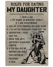 RULES FOR DATING MY DAUGHTER Vertical Poster tile