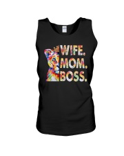WIFE MOM BOSS Unisex Tank tile