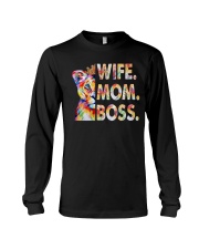 WIFE MOM BOSS Long Sleeve Tee tile
