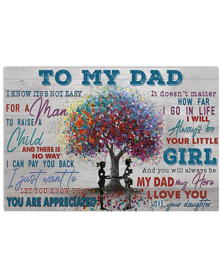 TO MY DAD - MB206 24x16 Poster