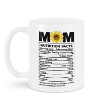 NUTRITION FACTS Mug back
