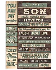 TO MY SON Vertical Poster tile