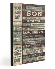 TO MY SON 20x30 Gallery Wrapped Canvas Prints front