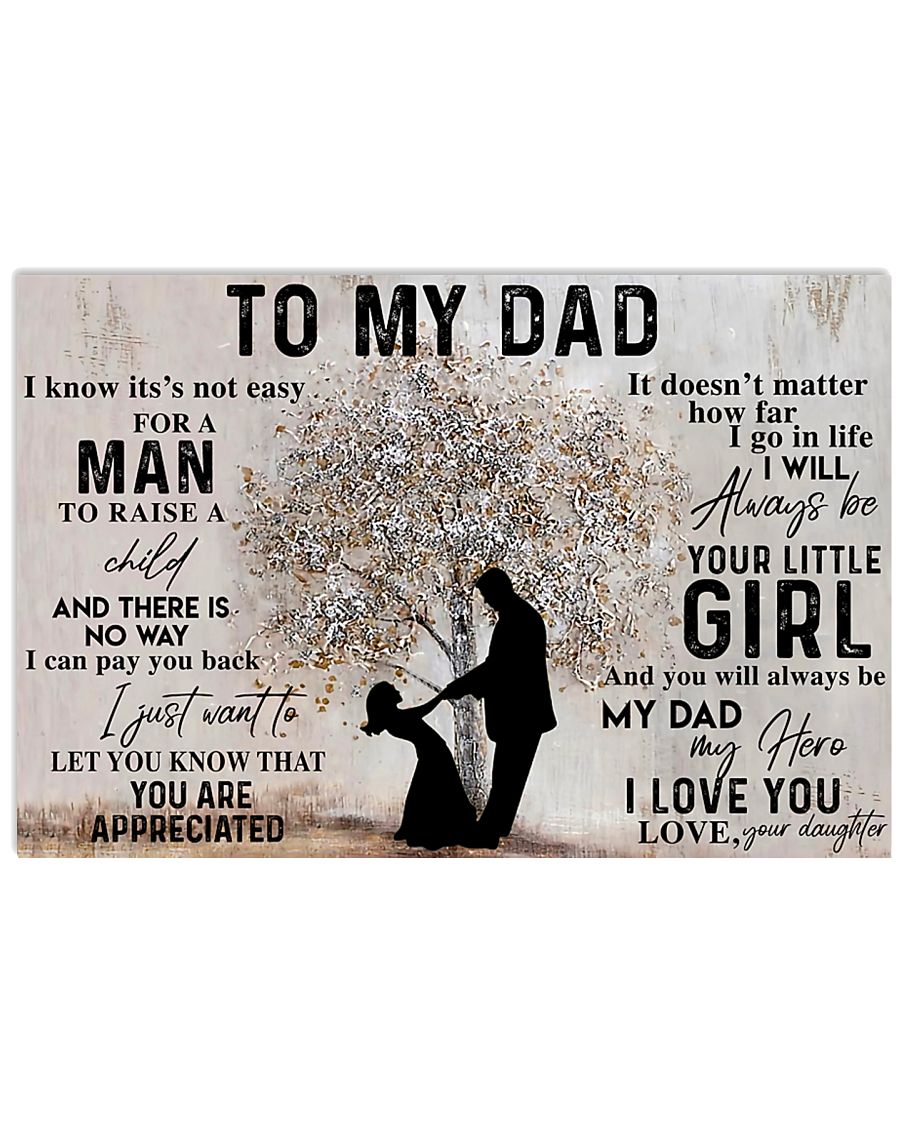 TO MY DAD - MB151 24x16 Poster
