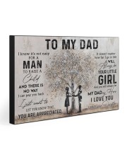 TO MY DAD 30x20 Gallery Wrapped Canvas Prints front
