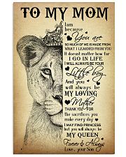 TO MY MOM 24x36 Poster front
