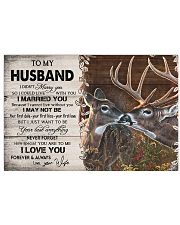 TO MY HUSBAND 17x11 Poster thumbnail