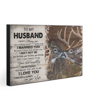 TO MY HUSBAND 30x20 Gallery Wrapped Canvas Prints front