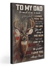 TO MY DAD 20x30 Gallery Wrapped Canvas Prints front