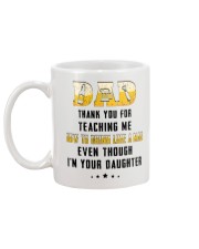 HOW TO DRINK LIKE A MAN Mug back