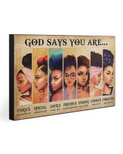 GOD SAYS YOU ARE 30x20 Gallery Wrapped Canvas Prints front