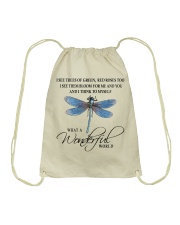 WHAT A WONDERFUL WORLD Drawstring Bag tile