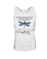 WHAT A WONDERFUL WORLD Unisex Tank tile