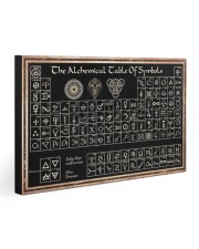 THE ALCHEMICAL TABLE OF SYMBOLS 30x20 Gallery Wrapped Canvas Prints front