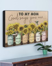 TO MY MOM GOD SAYS YOU ARE 30x20 Gallery Wrapped Canvas Prints aos-canvas-pgw-30x20-lifestyle-front-01