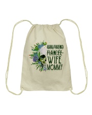 WIFE MOMMY Drawstring Bag tile
