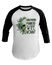 WIFE MOMMY Baseball Tee tile