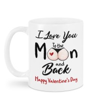 I LOVE YOU TO THE MOON AND BACK Mug back