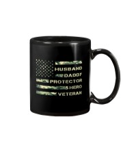 HUSBAND DADDY PROTECTOR HERO VETERAN Mug tile