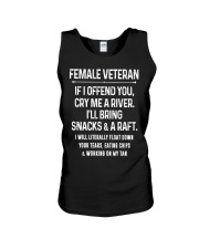 FEMALE VETERAN - MB339 Unisex Tank tile