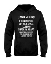 FEMALE VETERAN - MB339 Hooded Sweatshirt tile