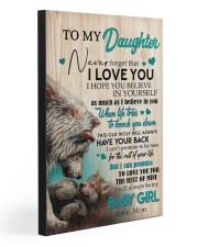 TO MY DAUGHTER 20x30 Gallery Wrapped Canvas Prints front