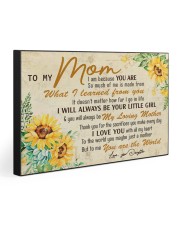 TO MY MOM 30x20 Gallery Wrapped Canvas Prints front