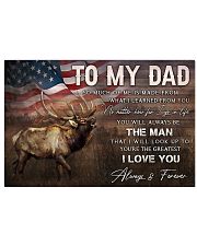 TO MY DAD Horizontal Poster tile