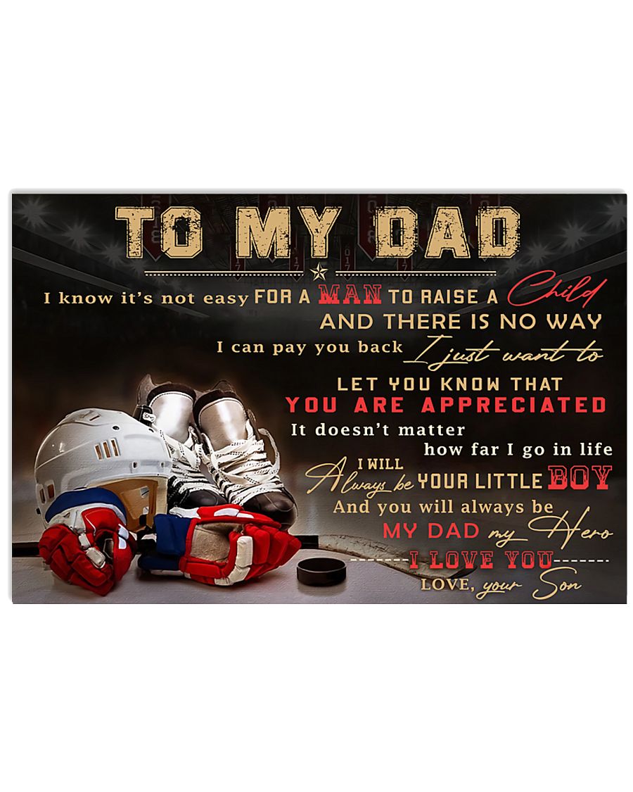 TO MY DAD - MB317 36x24 Poster