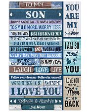 TO MY SON - MB331 16x24 Poster front