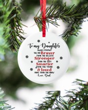 TO MY DAUGHTER Circle ornament - single (porcelain) aos-circle-ornament-single-porcelain-lifestyles-07