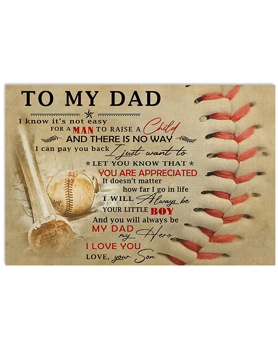 TO MY DAD - MB300 36x24 Poster