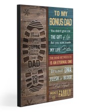 TO MY BONUS DAD 20x30 Gallery Wrapped Canvas Prints front